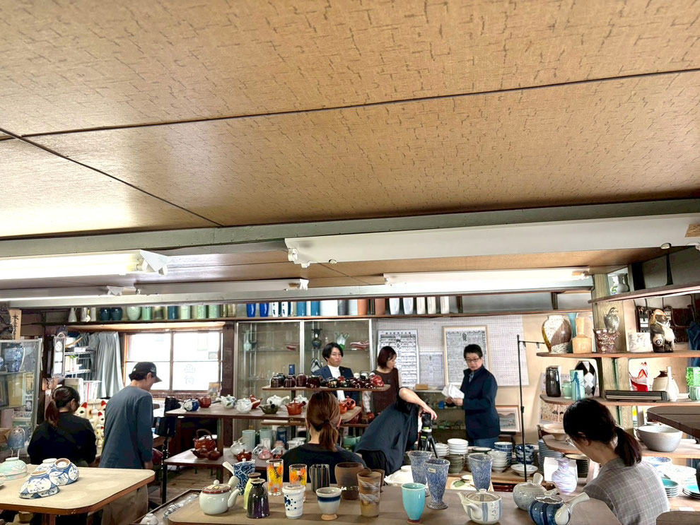 テレビ埼玉様「マチコミ おでかけしまSHOW 中山道御宿場印巡り ～本庄宿編～」　当日の取材の様子