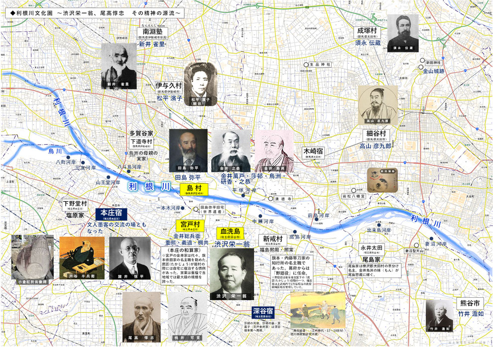 利根川流域を通してのつながり(上武地域)