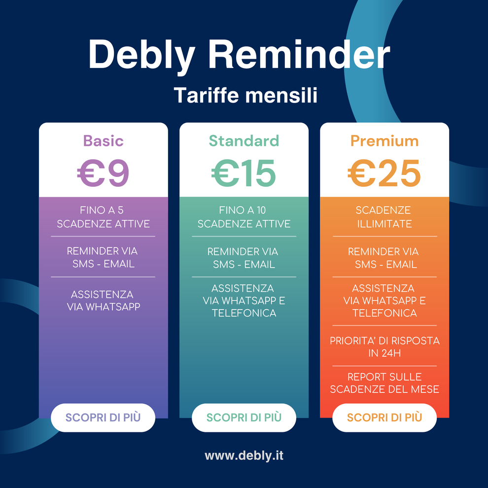 debly-reminder-gestione-scadenze-pagamenti-assistenza-promemoria-personalizzati-tariffe-mensili