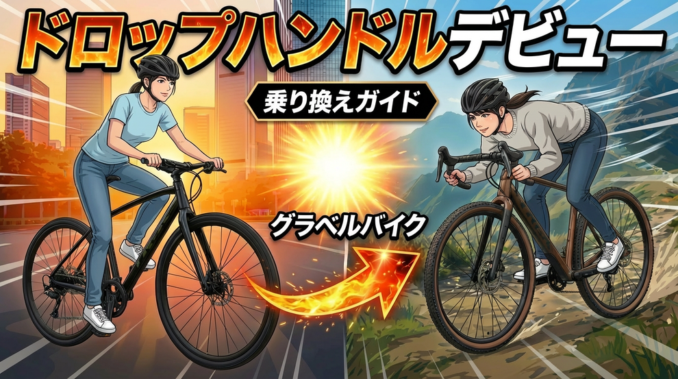 クロスバイク vs グラベルバイク｜乗り換えで広がる走りの可能性