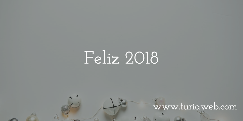 Feliz año 2018 y próspero año nuevo