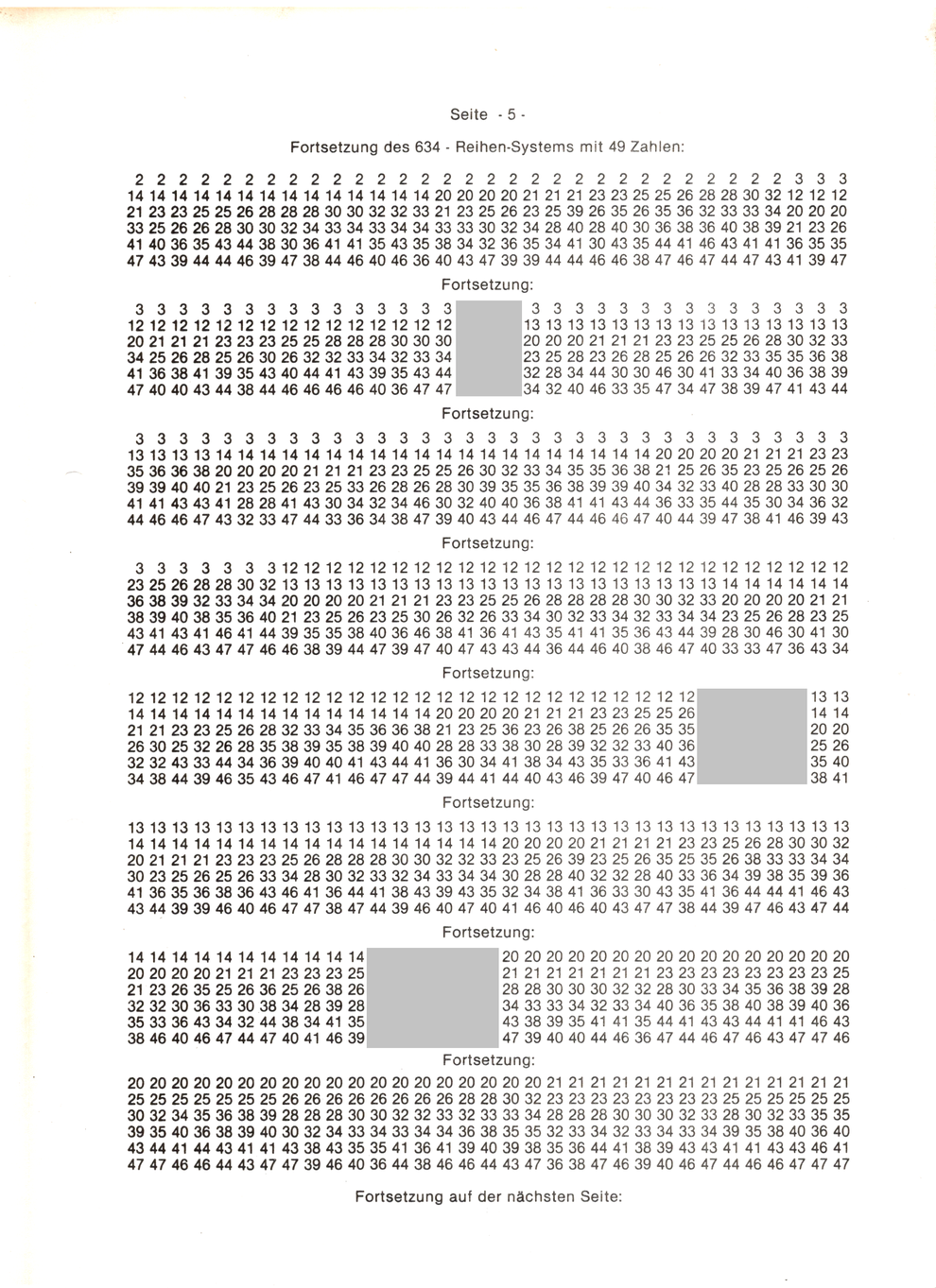 Glücksliste - Beispiel Seite 5