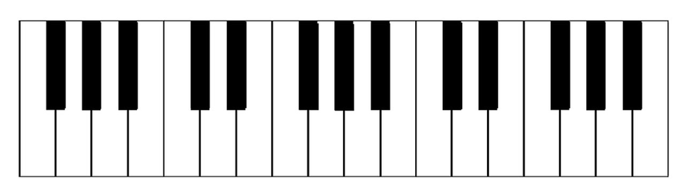 画像：ピアノ鍵盤