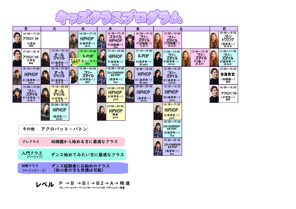 枚方市長尾駅前のJBCフィットネススタジオ　地域のイベントや大きな舞台にも出演多数のキッズダンス