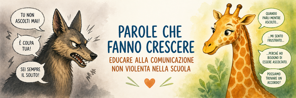 Parole che fanno crescere. Educare ala CNV nella scuola. Con Giovanna Malusà
