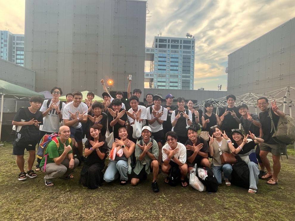 8月、お台場でBBQ