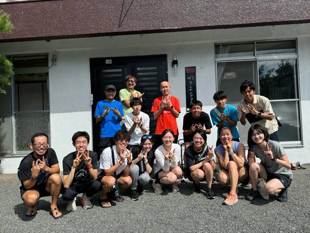 9月、西湖で合宿