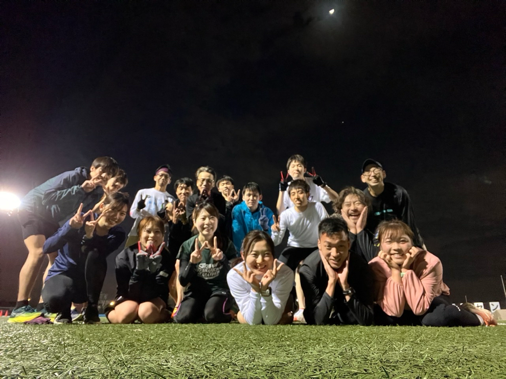 奥戸陸上競技場での練習会