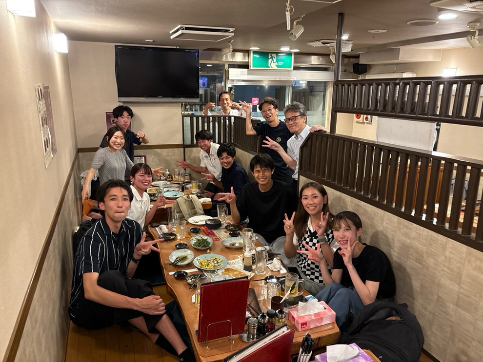 7月、中華料理屋でアフター