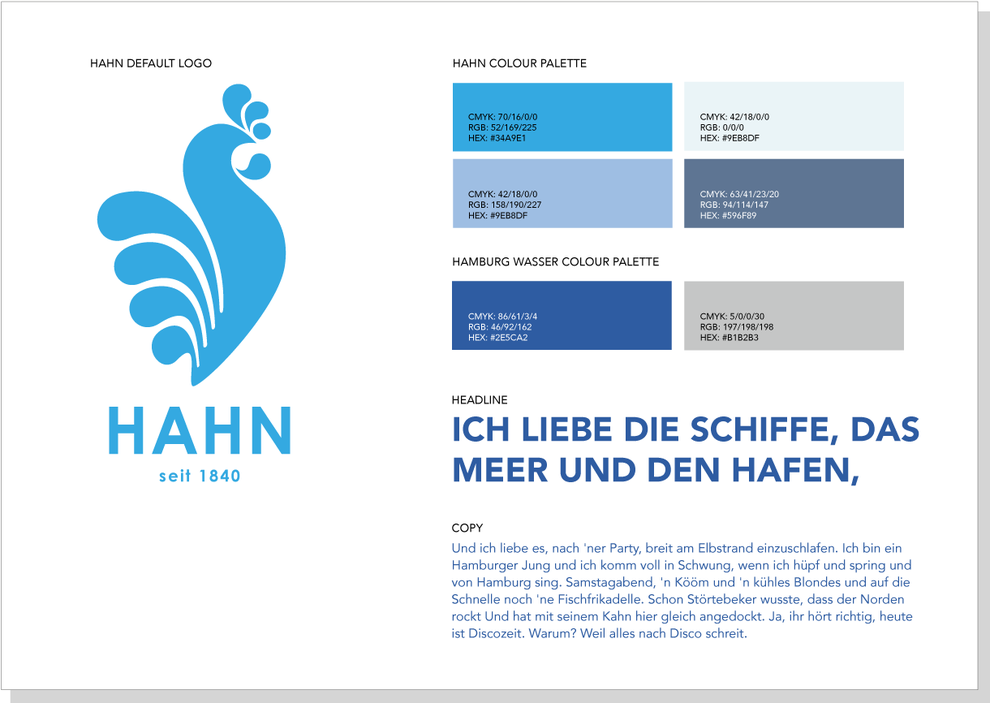 Hahn Logo and Design Elements