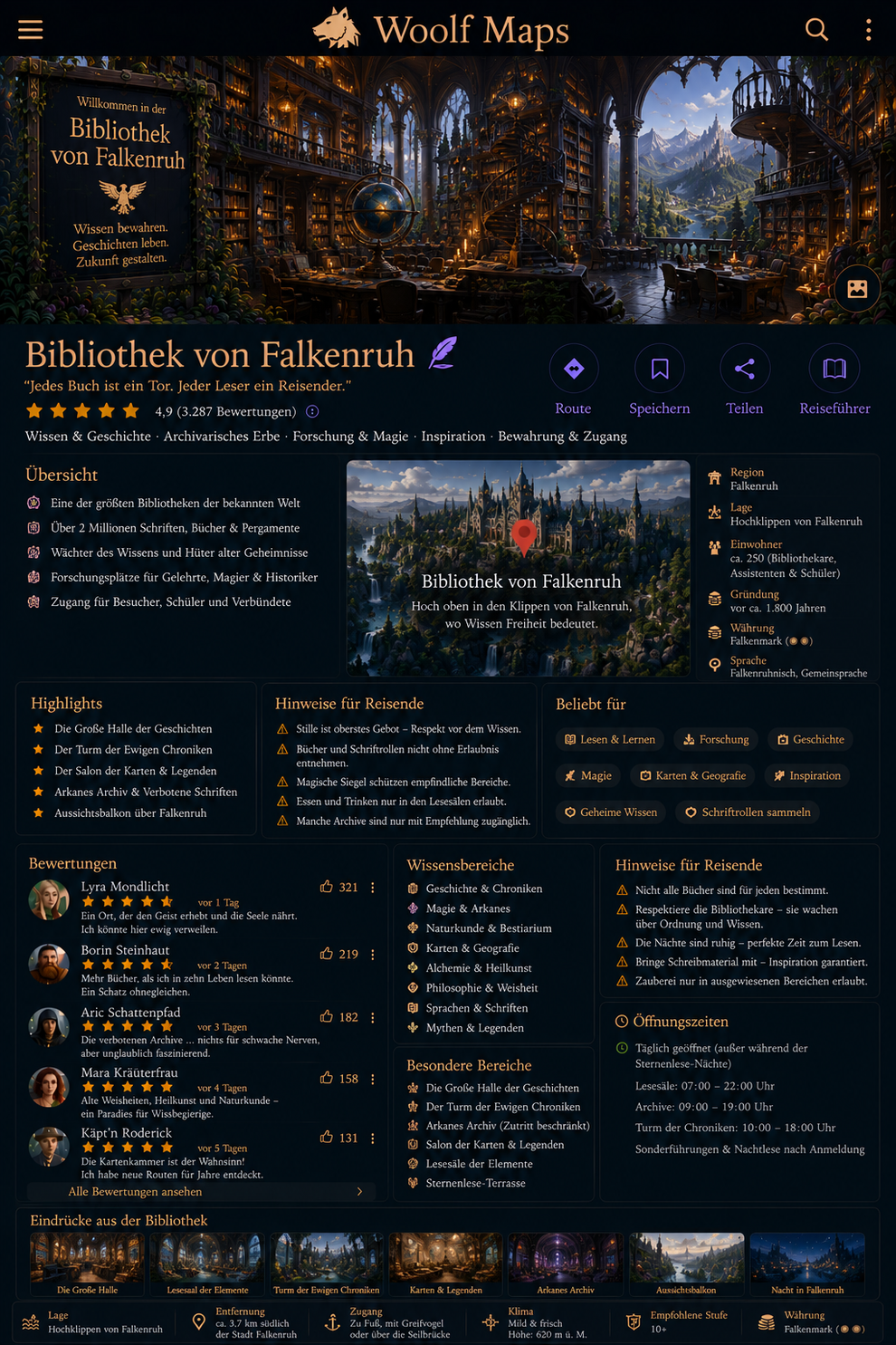 Bibliothek von Falkenruh
