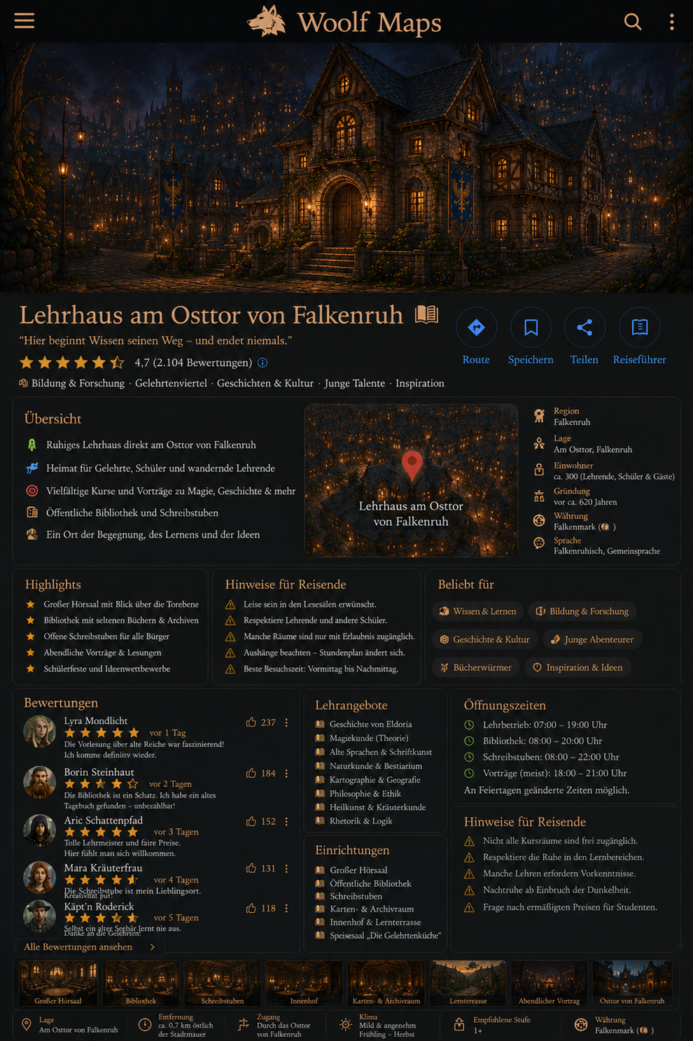 Lehrhaus am Osttor von Falkenruh