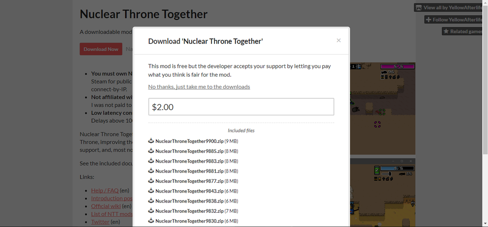 Nuclaer Throne Together の導入方法 Nuclerthronecup ページ Nuclaer Throne Together の導入方法 Nuclerthronecup ページ