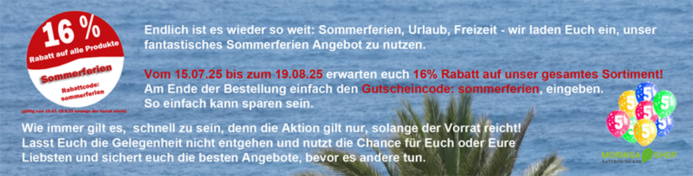 Sommerferien Rabatt
