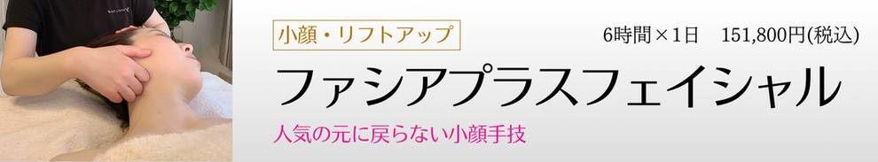 筋膜リリース　資格　スクール　フェイシャル