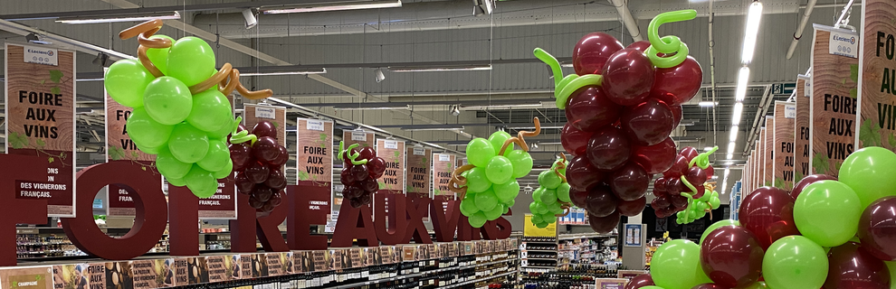 decoration ballon foire aux vins magasin pau tarbes Toulouse auch dax bayonne