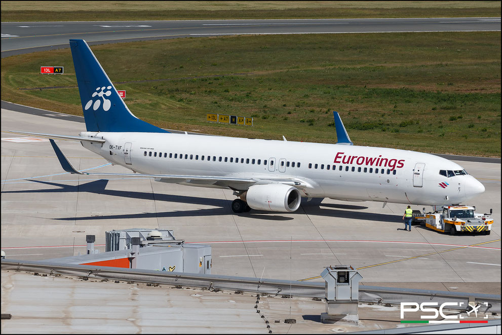 OK-TVF Boeing 737-8FH 29669 1692 cfm56-7B26  Smartwings - Eurowings (Air Lease Corporation) @ Cologne CGN 05 2025 © Piti Spotter Club Verona 2005