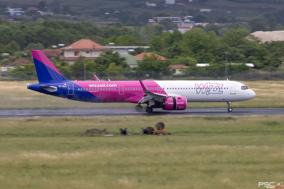 9H-WAS Airbus A321-271NX 11651  PW1133G-JM  Wizz Air Malta>Wizz Air 2023  @ Tirana TIA 05 2026 © Piti Spotter Club Verona