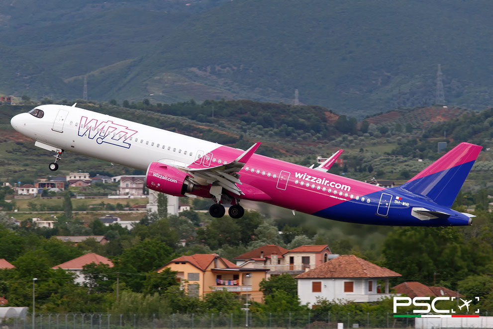9H-WNI Airbus A321-271NX 11877  PW1133G-JM  Wizz Air Malta>Wizz Air 2024 @ Tirana TIA 05 2026 © Piti Spotter Club Verona