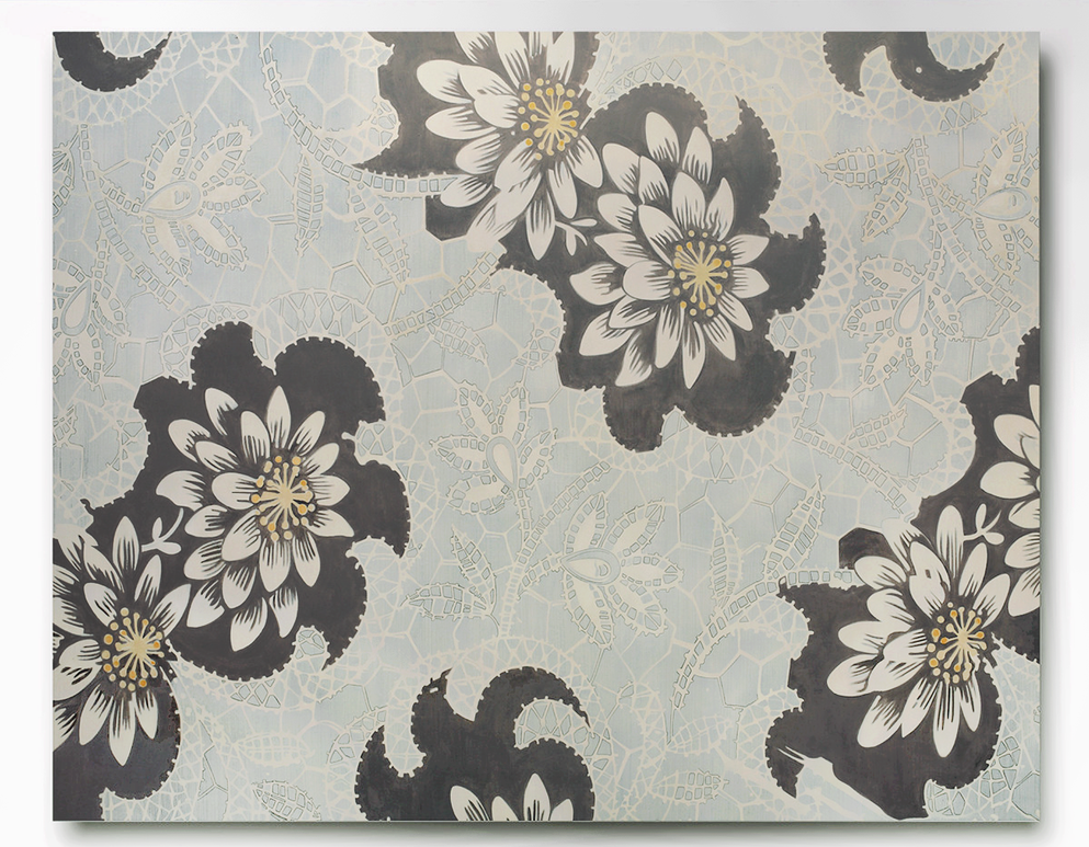 Leylâ Gediz_Vow_2007_160 x 200 cm_graphite and oil on canvas