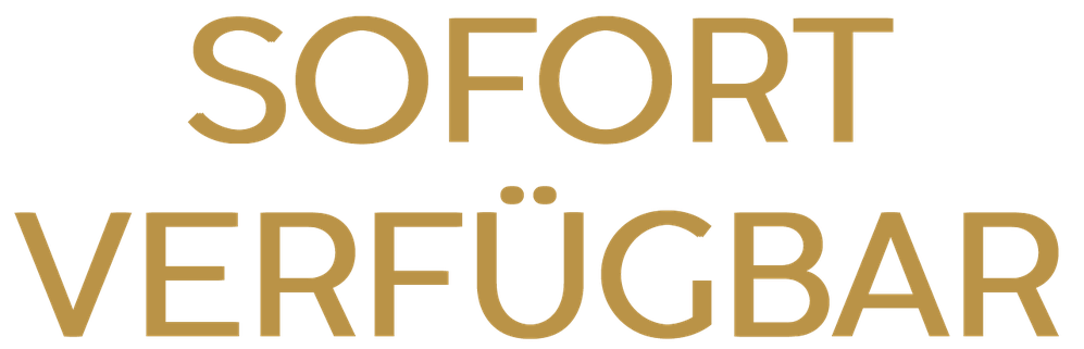 Schrift in Gold sofort verfügbar
