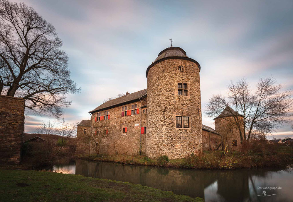 Wasserburg Haus zum Haus in Ratingen im Rheinland