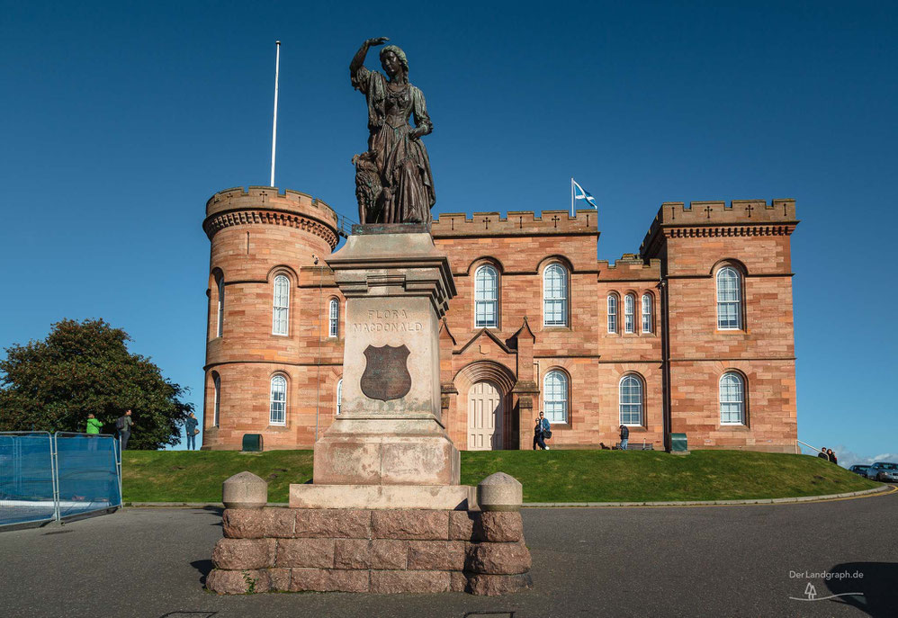 Inverness Castle in Inverness in Schottland in der Nähe vom Loch Ness