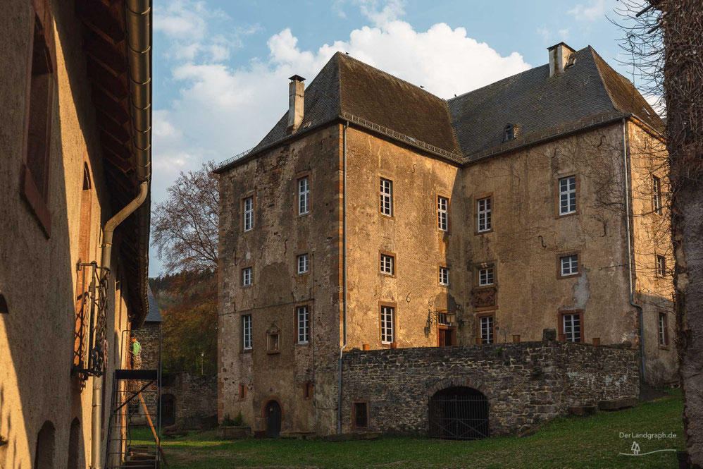 Burg Lissingen in Gerolstein in der Eifel