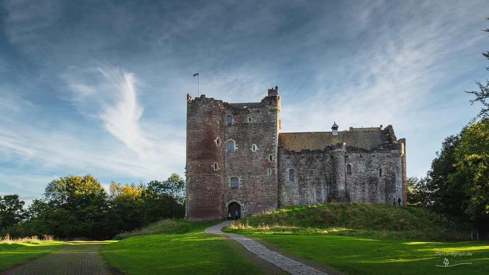 Doune Castle in Doune in Schottland (Architekturfotografie Burgen & Schlösser)