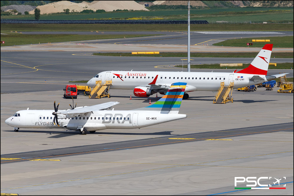 SE-MKK ATR 72-212A (600) 1341  PW127M  Braathens Regional Airways 2016 @ Vienna VIE 06 2025 © Piti Spotter Club Verona