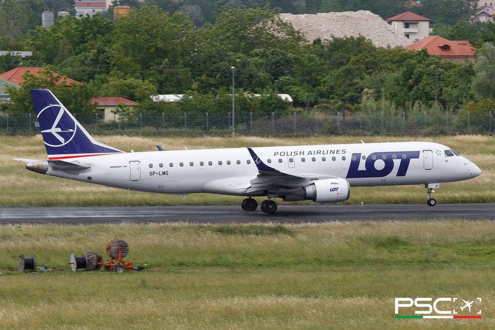 SP-LMG Embraer ERJ 190 LR 19000487  CF34-10E6  LOT Polish Airlines (NAC) 2011  @ Tirana TIA 05 2026 © Piti Spotter Club Verona