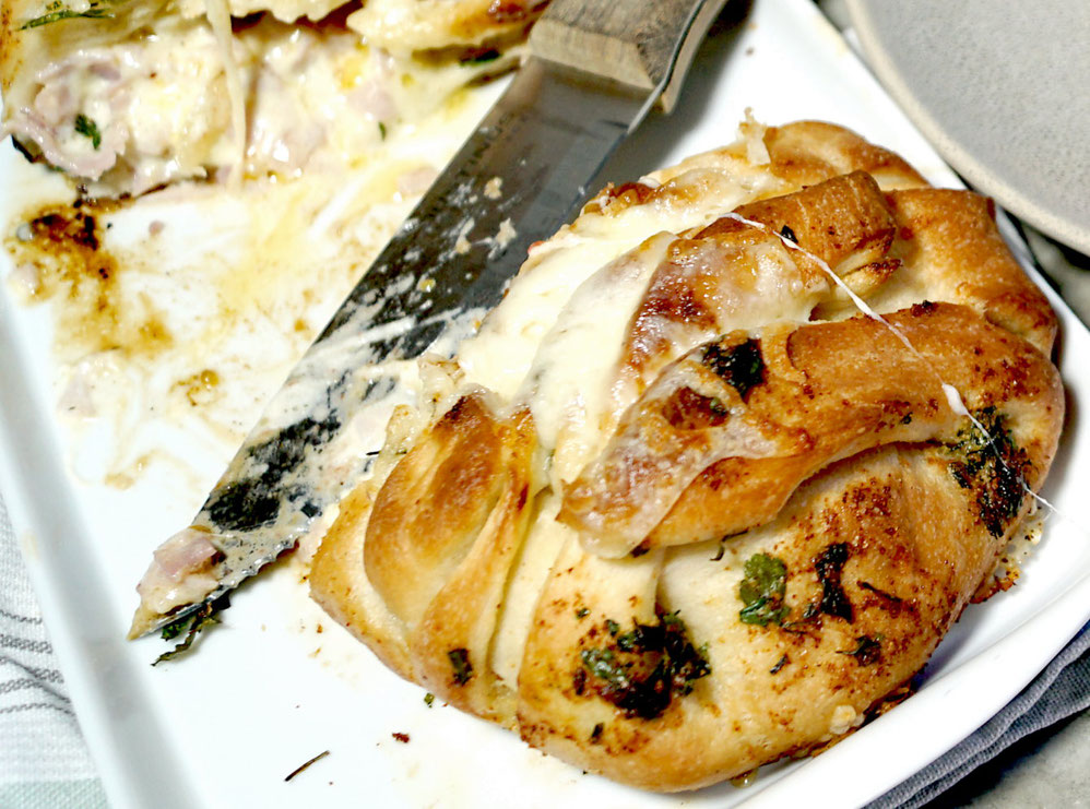 Stromboli - synchrongebackene Pizzarolle - zimtkringel - about food