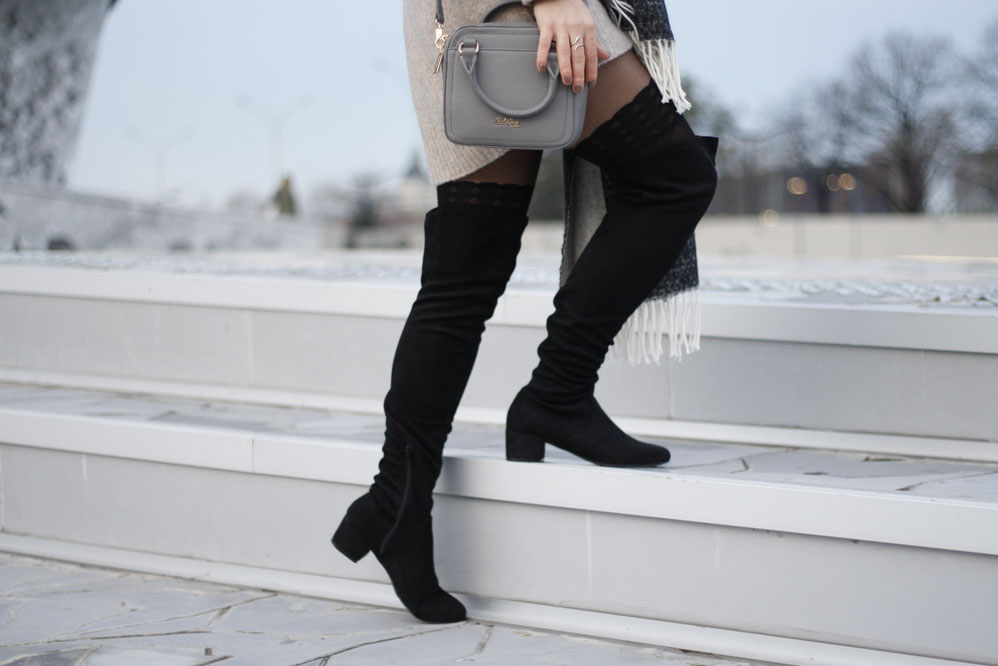 cuissardes robe pull