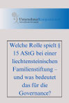 Außensteuergesetz Liechtensteiner Familienstiftung