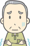温度差のイラスト