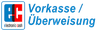 Vorkasse Überweisung Logo