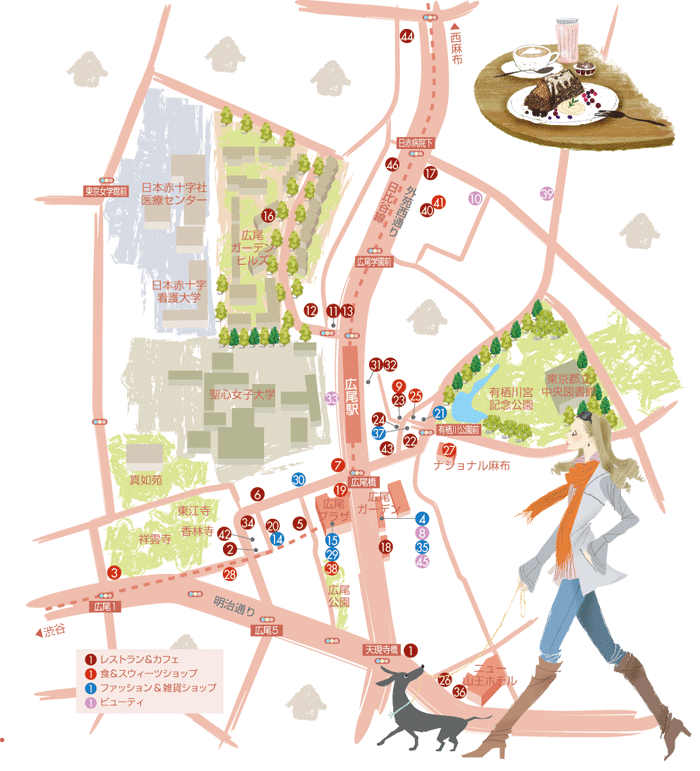 東京都内地図 イラストマップ ワークスプレス株式会社