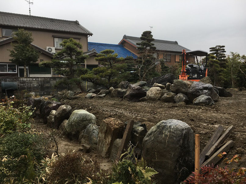 今ちゃん三回目 社長と二人で現場打ち合わせに行ってきました 17 3 3 名古屋の洋風外構 イングリッシュガーデンは柴垣グリーンテック株式会社