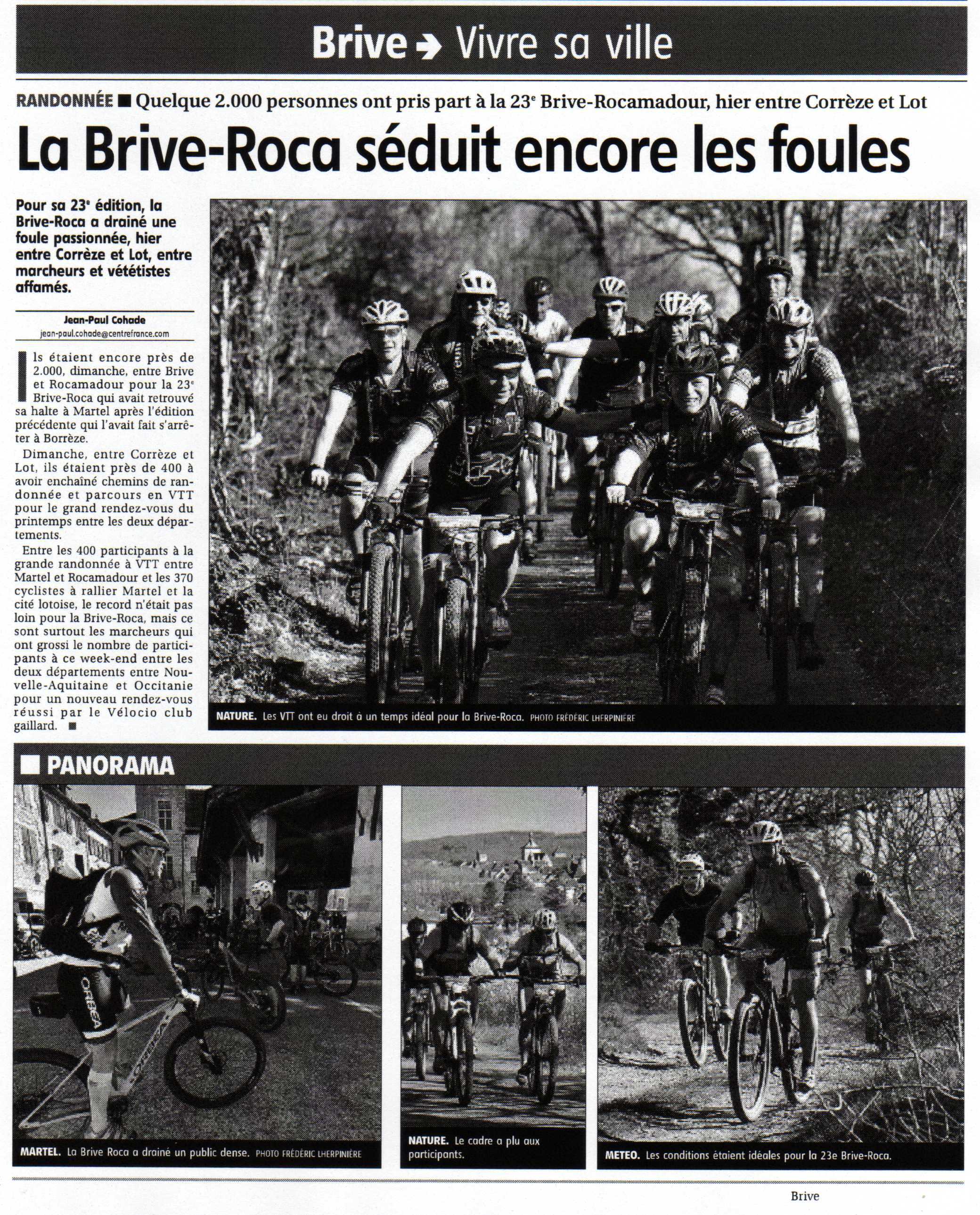 Revue De Presse Club Velocio Gaillard Brive