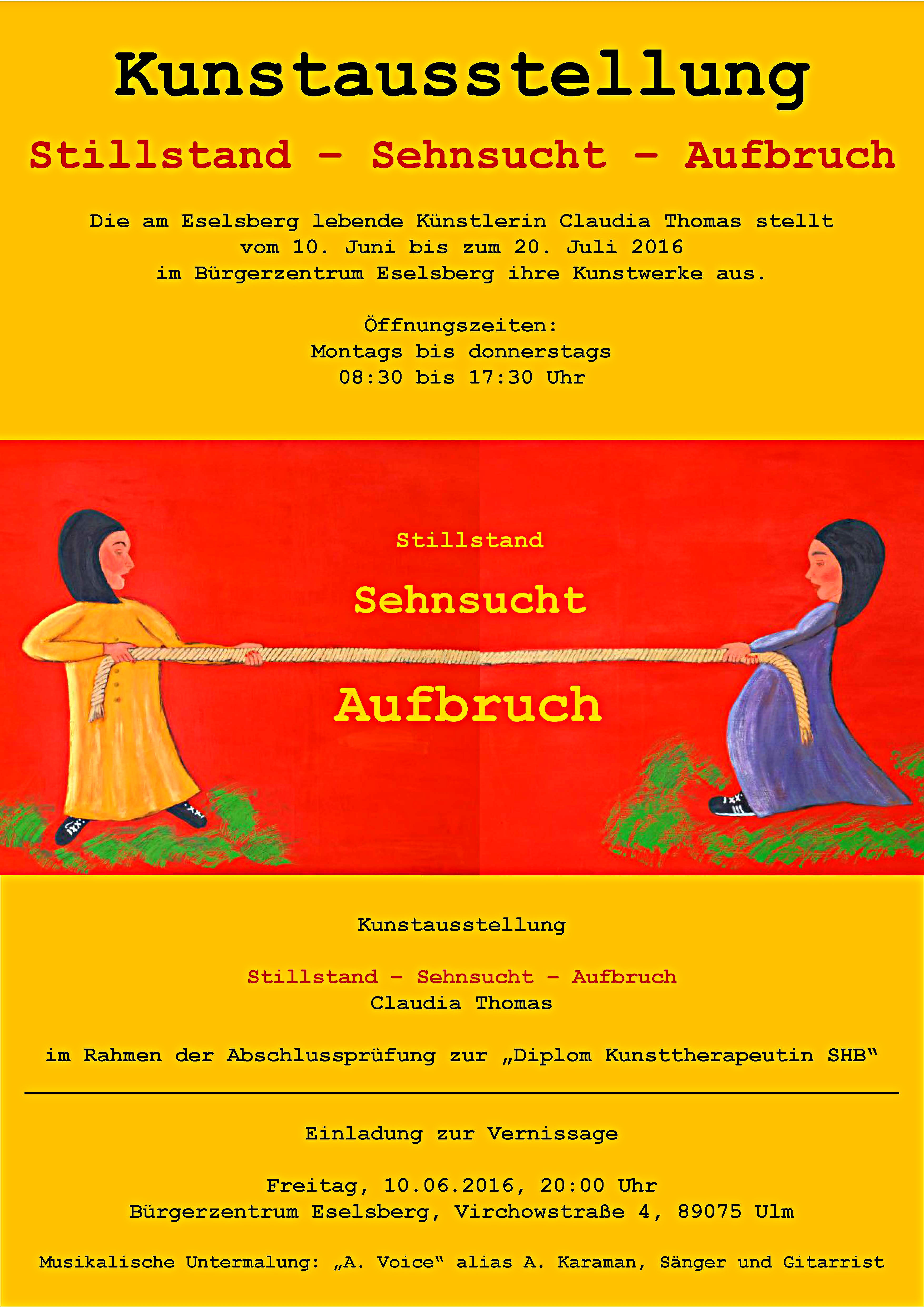 Ausstellungen Claudia Thomas Malkurse Ulm Malevents