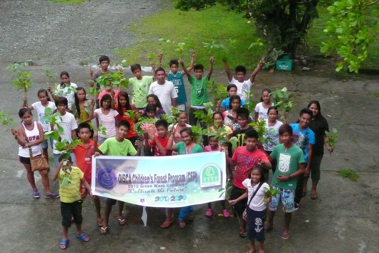 green wave オイスカ 子供の森 計画 緑の地球を世界の子供たちとともに