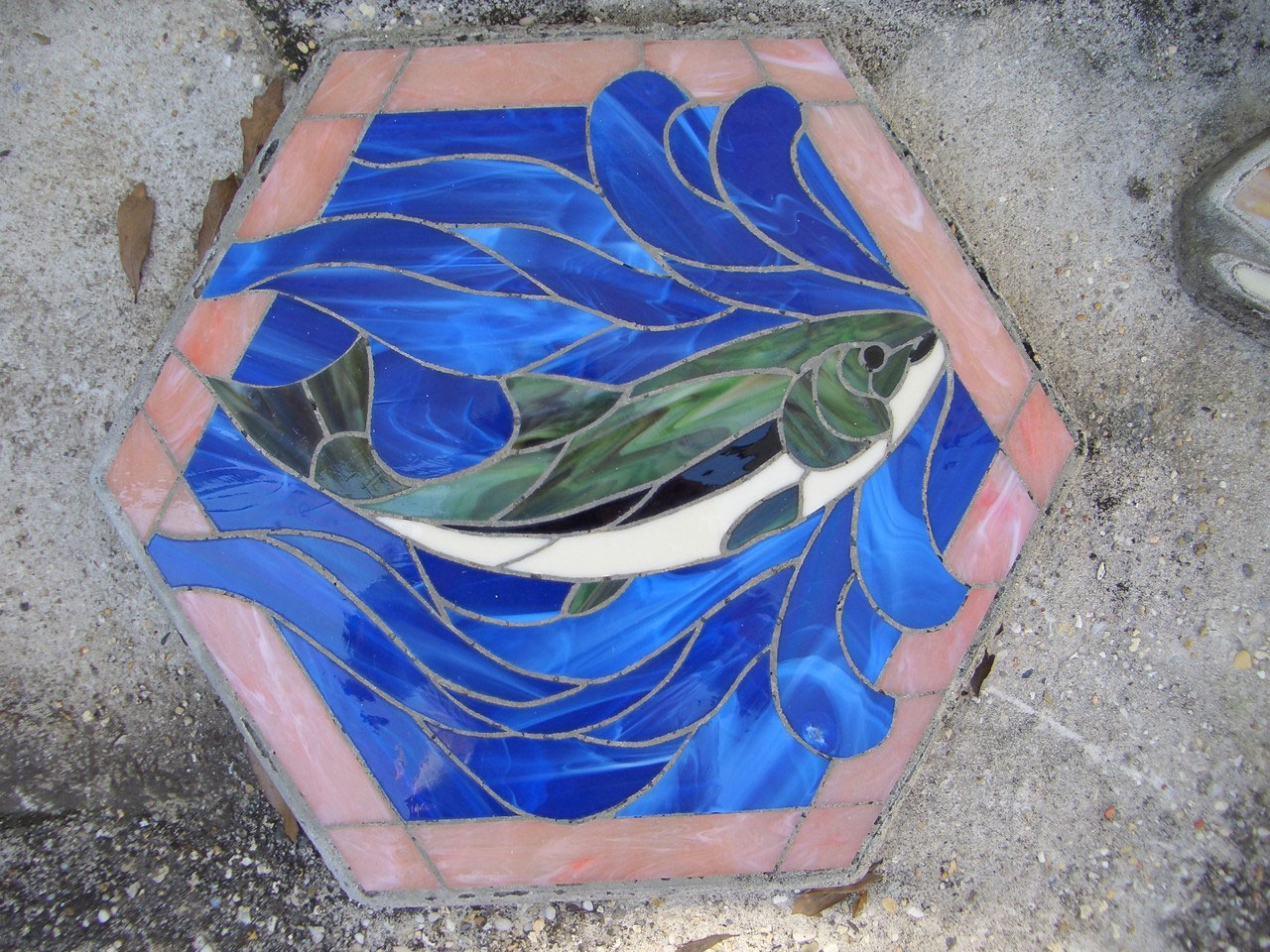 Stained Glass Mosaic Stepping Stone Picture Gallery Acadian Glass Art