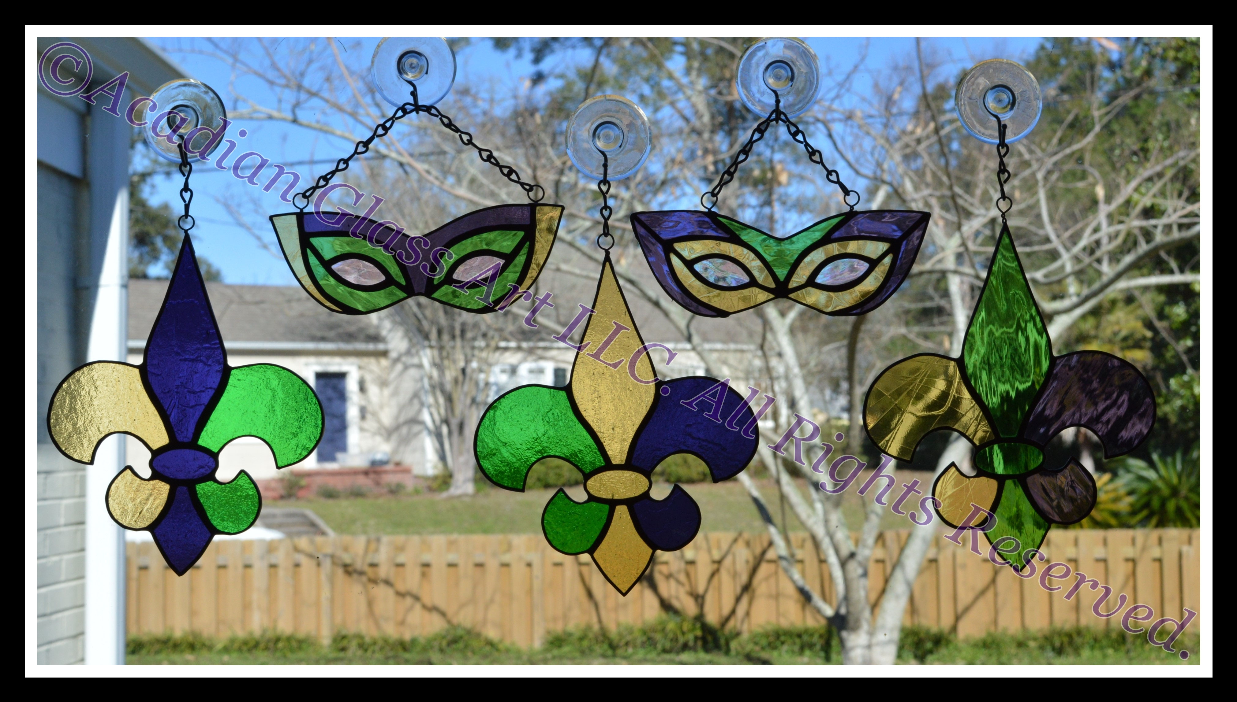 Stained Glass Suncatchers Picture Gallery Acadian Glass Art Studio LLC