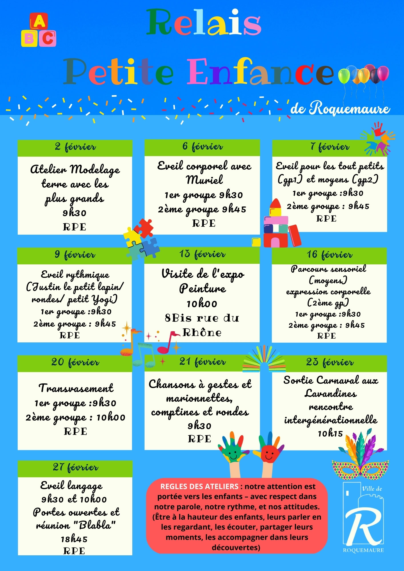 Relais Petite Enfance de Roquemaure Site de la Ville de Roquemaure