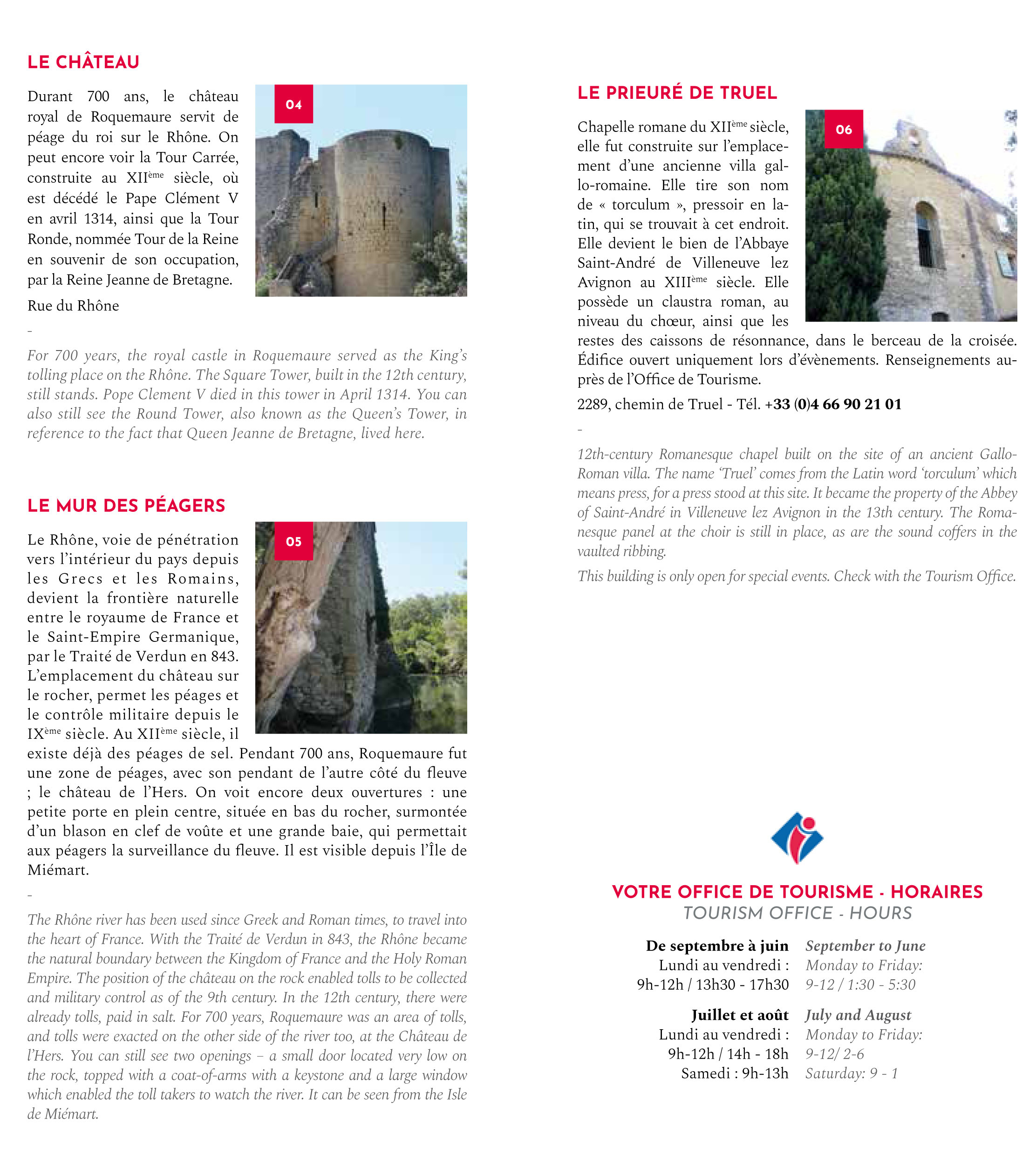 circuits touristiques dans Roquemaure Site de la Ville de Roquemaure