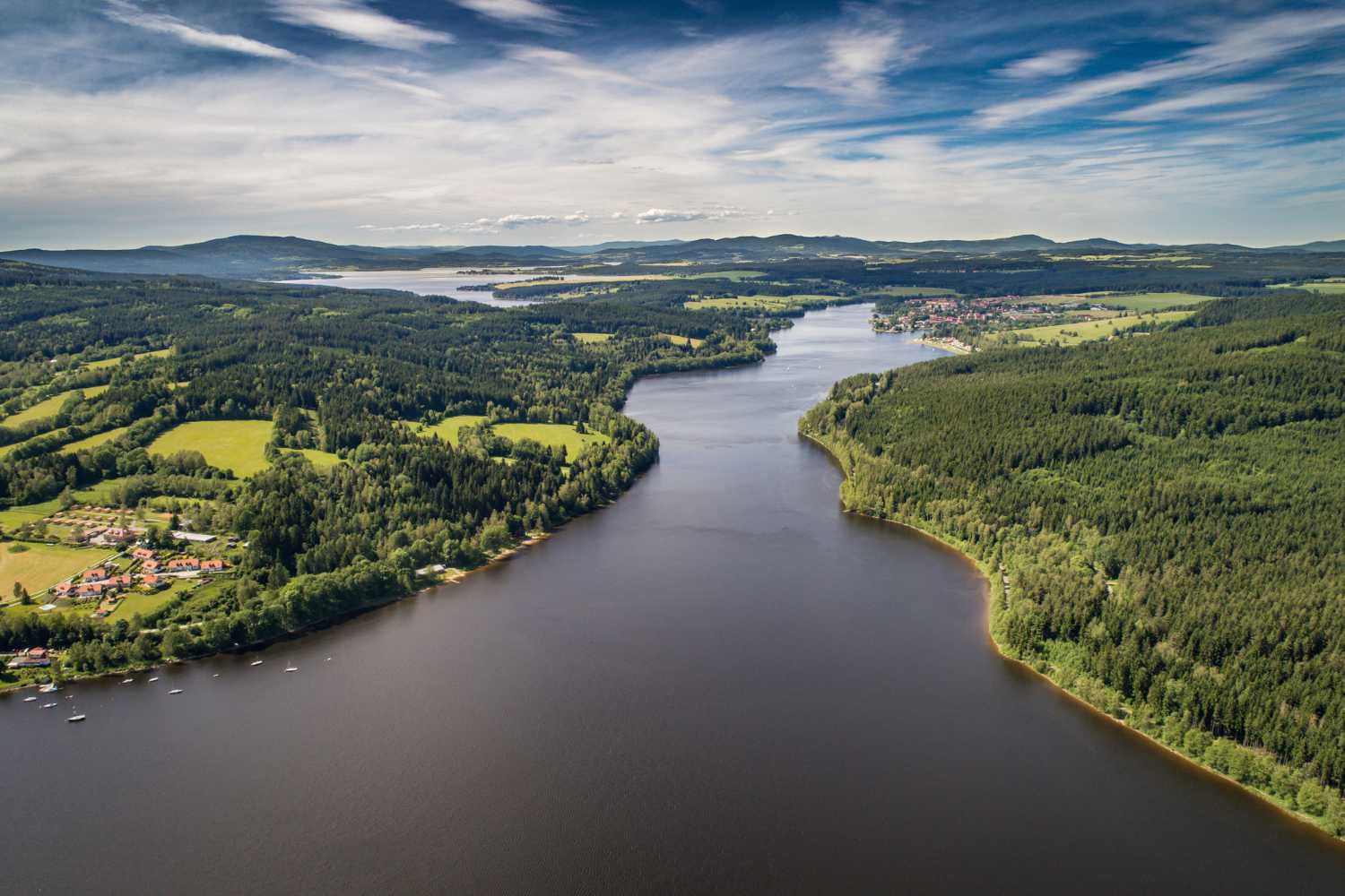 Erstaunlich Lipno See Tschechien Bild