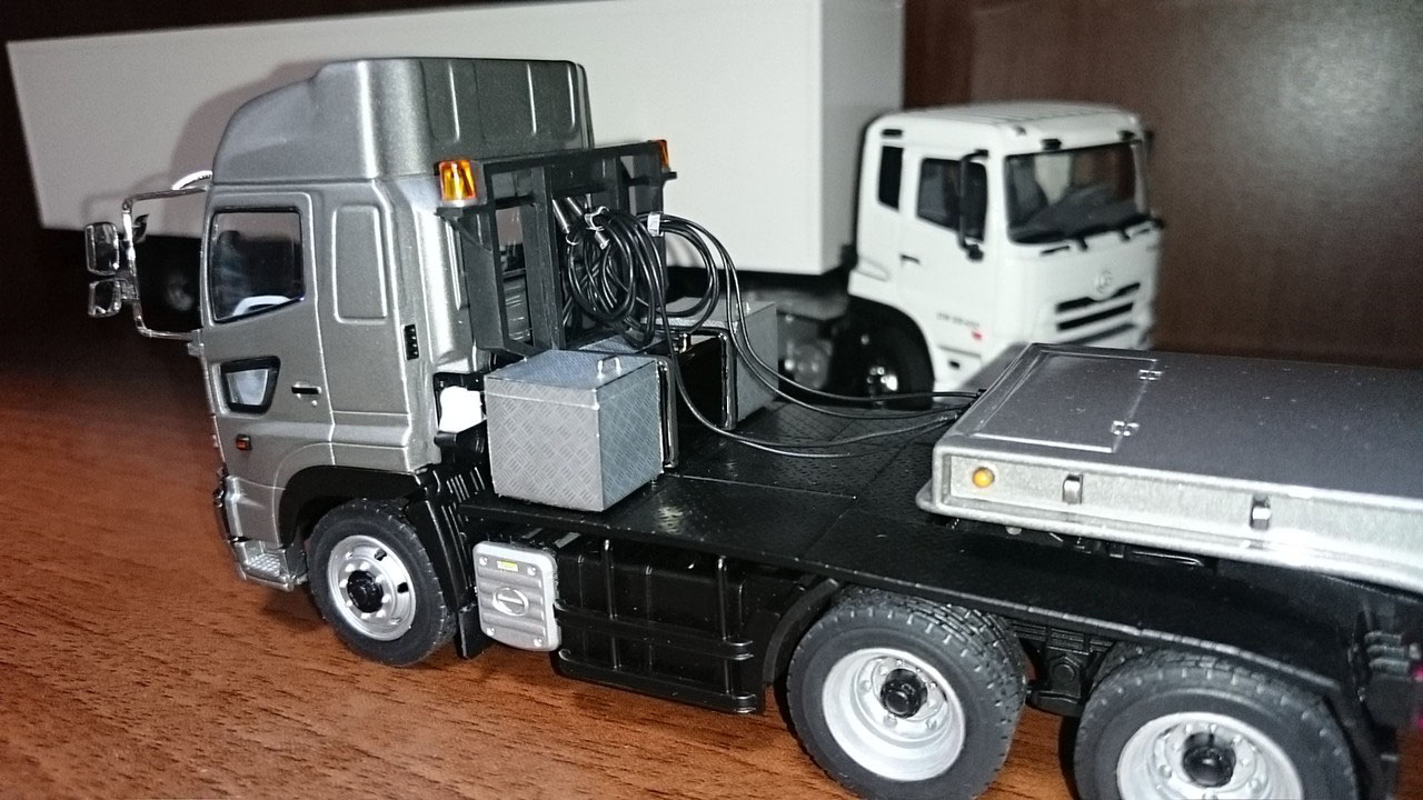 完成！！ - michimaru style(デコトラプラモデル、建設機械