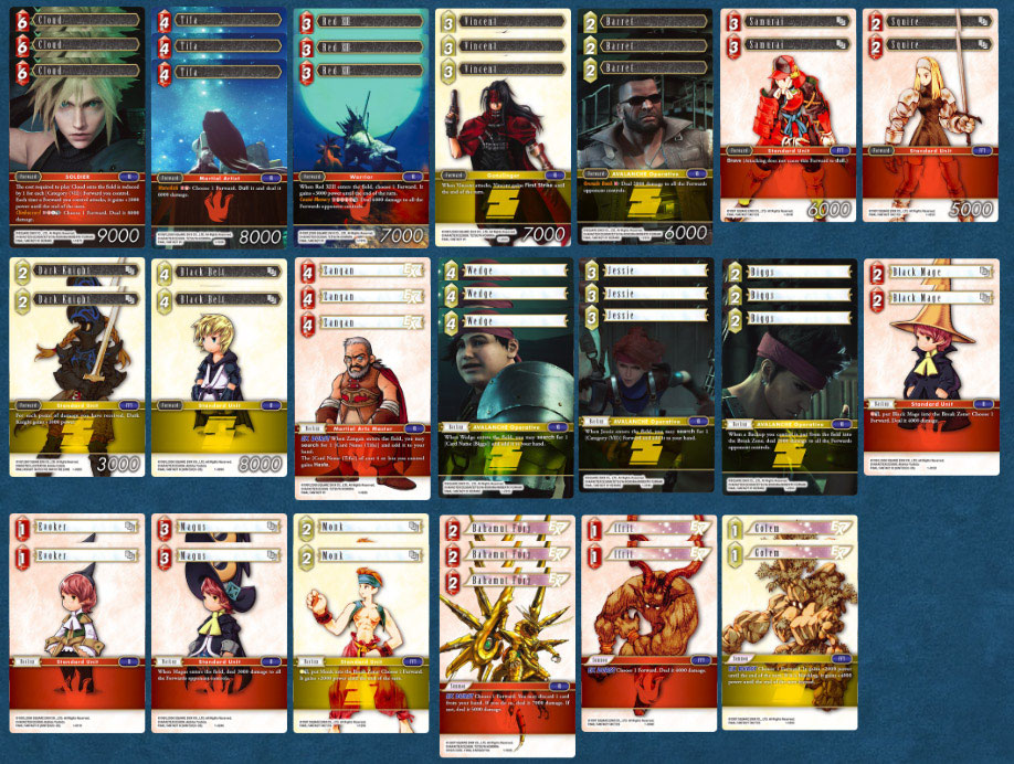 Final Fantasy VII Starter Deck Review