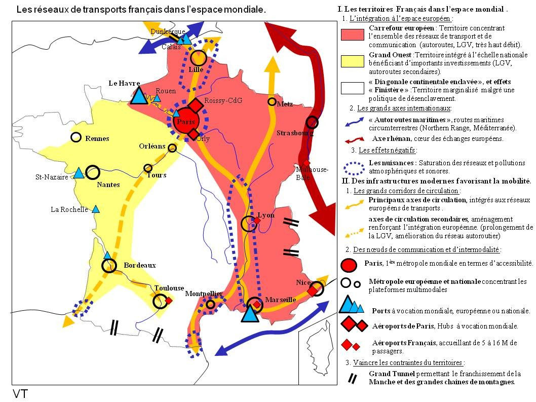La Métropolisation De La France Croquis Corrigé La France en ville. - histoprofs jimdo page!