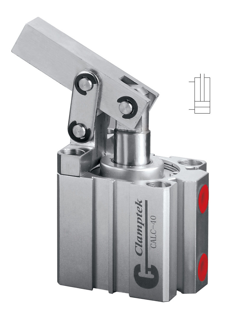 pneumatic lever toggle clamp Clamptek Spanner